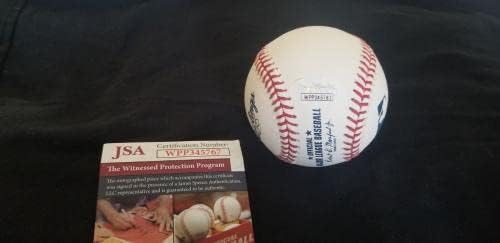 Ryder Green Yankeed assinado autêntico autêntico Rawlings OML Baseball JSA COA - Bolalls autografados