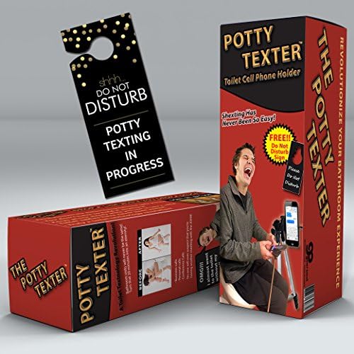 Potty Texter Banheiro Celular Celler - Hands Banheiro grátis mensagens de texto para presentes engraçados para adolescentes Presentes