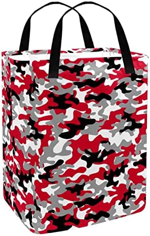 Cestas de lavanderia com alças cesto de armazenamento de impressão militar dobrável para crianças adultos quartos adolescentes