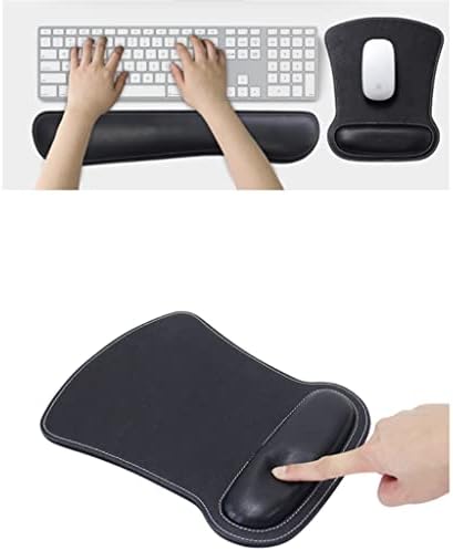 Trexd Leather Mouse Pad teclado pulse de punho de punho de mouse tapetes de borracha Base de borracha