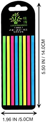 Alipis 2pcs guiadas tiras de leitura colorida tiras sobreposição de marcadores marcadores de marcadores de rastreamento