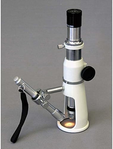 Microscópio de medição portátil do AMSCOPE H20, ampliação de 20x, campo de visão de 17 mm, inclui luz de caneta