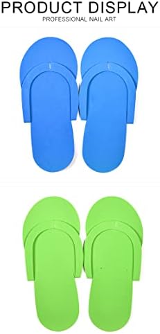 KADS Slippers de espuma descartáveis ​​Cores aleatórias Salon Spa Manicure Pedicure Eva Flip Flip Flippers para hotel interno