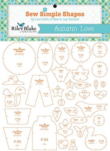 Riley Blake Designs Model Set Lov, Autumn Love por Lori Holt 34/PKG