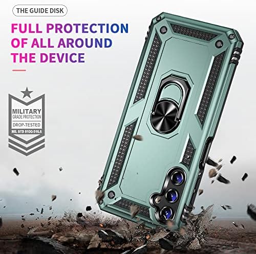 Para o caso Samsung A14 5G, o caso Galaxy A14 5G com protetor de tela HD, [grau militar de 16 pés. Drop Tested] Caixa