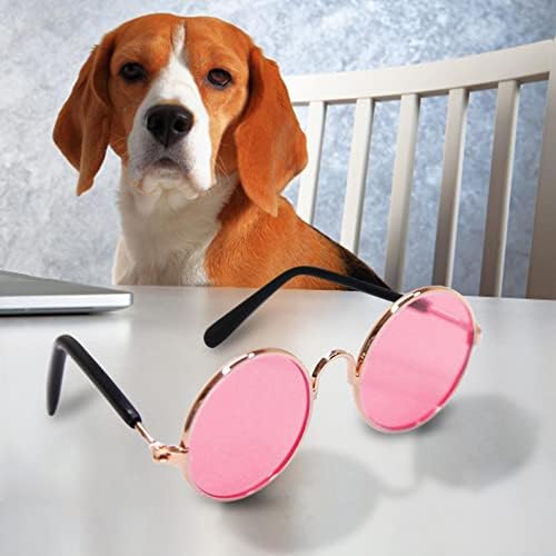 Óculos de sol gatos óculos de cachorro clássicos óculos de sol circulares retro