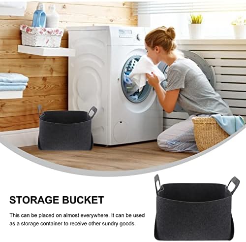 Cabilock 2pcs Capacidade de creche de berçário de banheiro Banheiro cesta de balde Bin Toy portátil Toy para recipiente