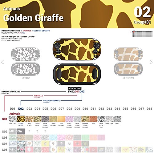 Sony PlayStation Vita Design Skin Giraffe adesivo de girafa para PlayStation Vita