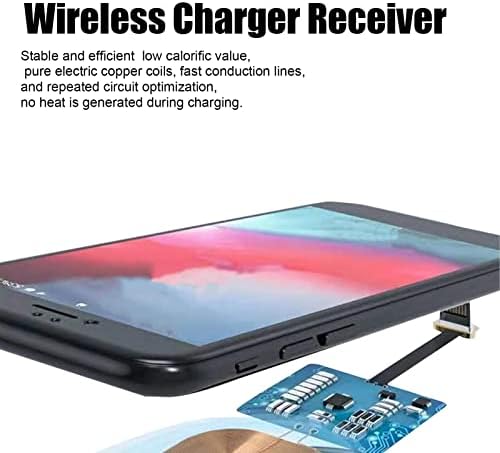 Receptor de carregamento sem fio Gowenic tipo C, receptor QI USB C, 10W Fast Qi Charging Receiver Chip para telefones celulares tipo