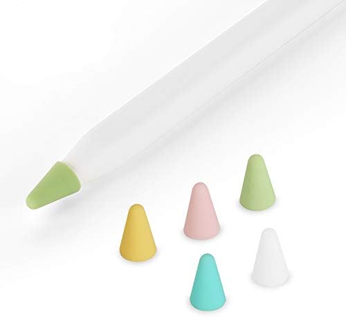 Nibs de silicone zalu cobrem proteção de escrita para ipad lápis compatível com dicas de lápis Apple
