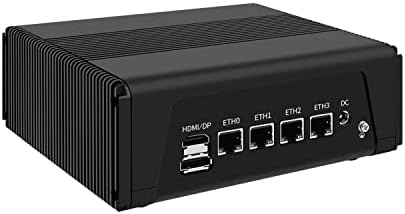Hunsn Micro Firewall Appliance, Mini PC, Opnsense, VPN, roteador PC, AMD Ryzen 7 5800U, RJ11, 4 x Intel 2.5GBE I226-V LAN, Tipo-C,