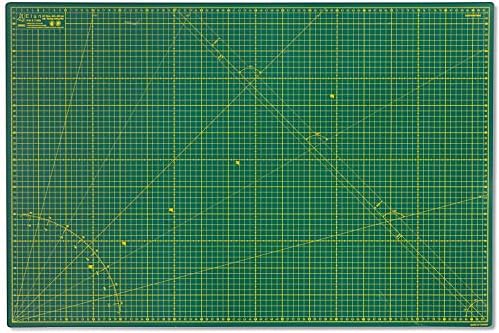 Elan de corte de corte A1 verde, tapete artesanal de 5 camadas, auto-cura de corte de corte 90x60 cm, tábua de corte artesanal,