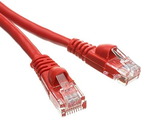 Edragon Cat5e Ethernet Patch Cable, bota sem presa/moldada, vermelho,