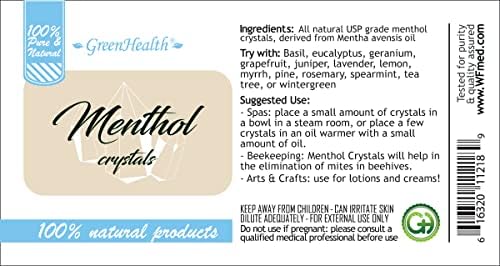 Greenhealth - Menthol Crystal Pure & Natural - 8oz