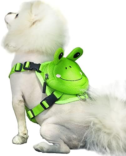 Mochila do chicote de cães, sem arrendamento de estimação de pet -pet backpack portátil de transportadora de cachorro portátil com