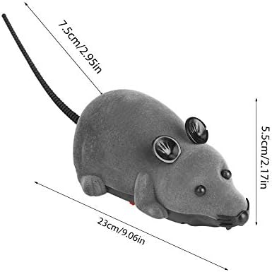 Camundongos eletrônicos brinquedo peludo gatos de estimação fofos apanhador de mouse Animais Toys Funny Rat Ratty Presente