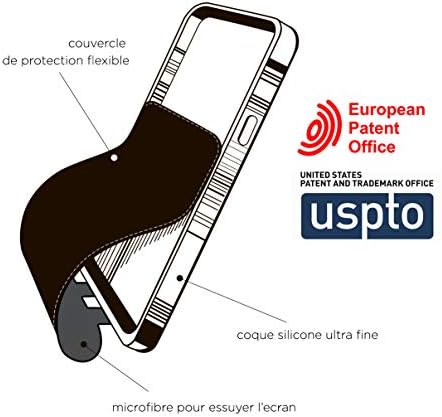 Marcel Robert - capa de couro premium para iPhone 12 Mini - modelo patenteado - Made na França - [caramelo]