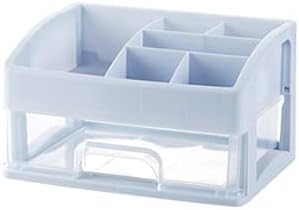 ANNCUS 3 Camadas Caixa de armazenamento de maquiagem com gaveta Jewelry Recipler Storage Storage Desktop Organizer -