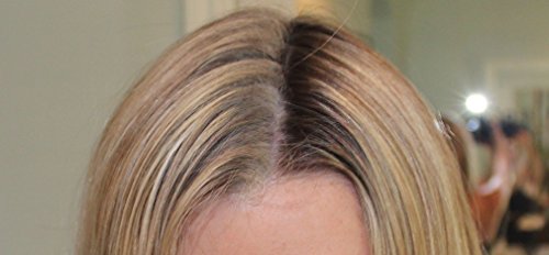 Raiz de raiz instantânea raiz loira toque em pó de cabelo - cor temporária de cabelo, corretivo de raiz, afinamento em pó