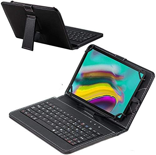 Caixa de teclado preto Navitech compatível com Dragon Touch K10 10.1 Tablet