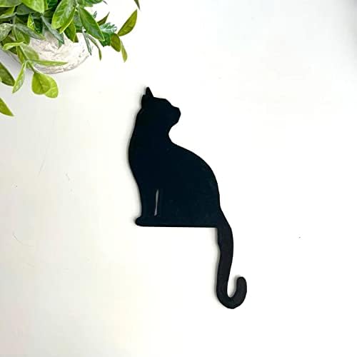 Canto da porta sentada do gato/decoração de casa/presente para amante de gatos