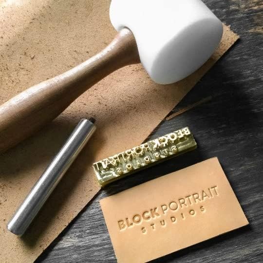 5 cm de gravação de relevo de latão personalizada para artesanato de couro ou madeira ou alimentos com sua marca/logotipo especial