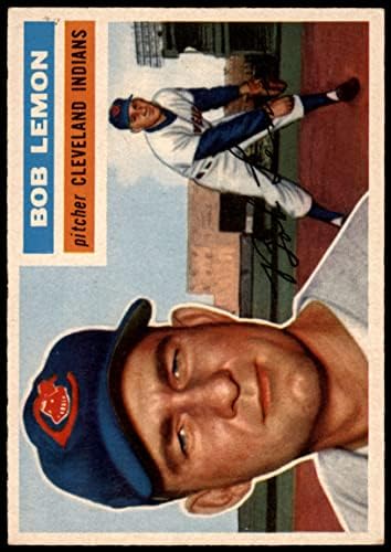 1956 Topps 255 Bob Lemon Cleveland Indians VG/Ex+ Indians
