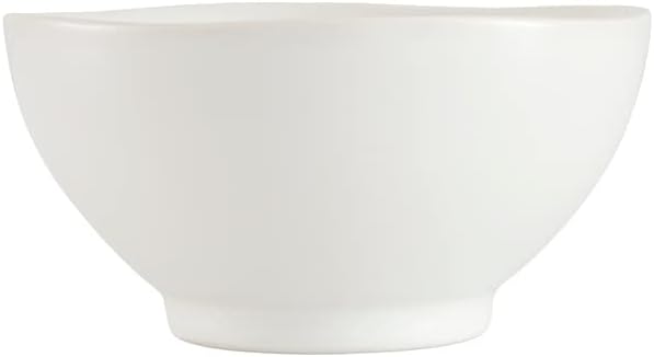 Fortessa Vitraluxe Dinnerware Heirloom Rice Bowl, 5,75 polegadas, conjunto de 4, linho