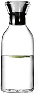 Quarra de vidro QNIAN com aço inoxidável Silicone Flip -top tampa - PARRIDA DE ÁGUA DE ÁGUA GRIDADE GRIGE FRIGER MAKER