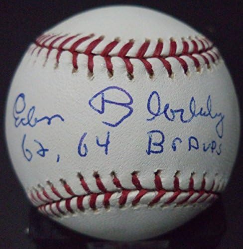 Ethan Blackaby 62 64 Braves autografados assinados Romlb Baseball com COA