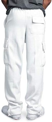 Andongnywell Men's Cargo Jogger Workout Sortpants Sorra de calças casuais da cintura elástica calças de cordão