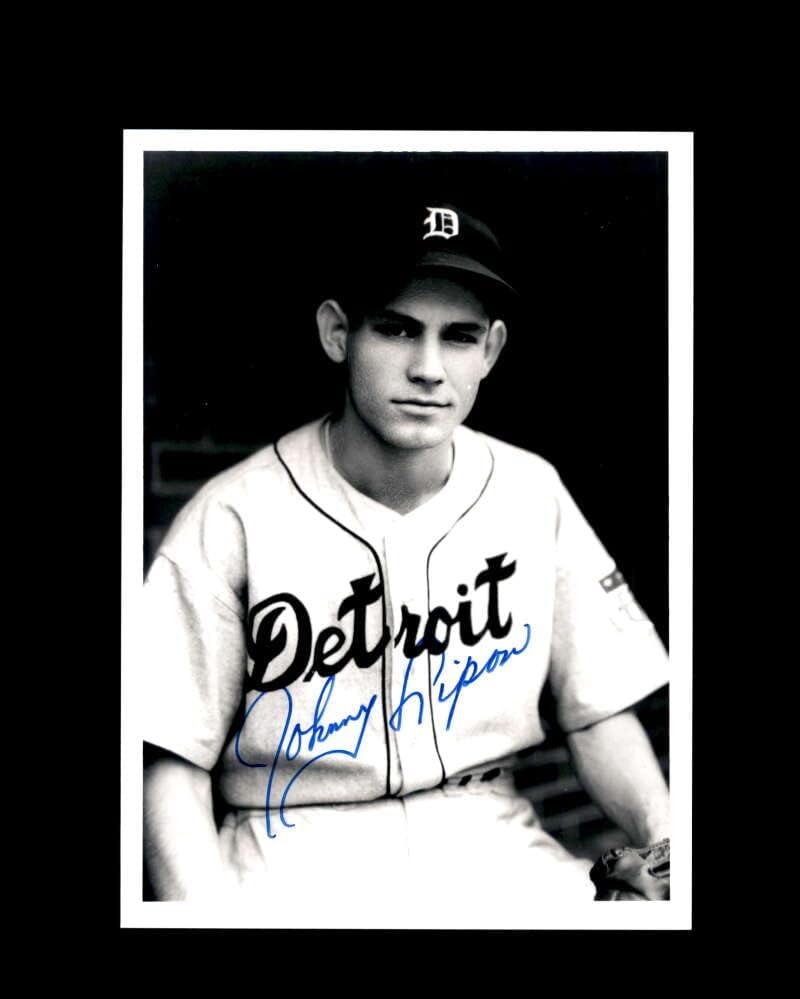 Johnny Lipton assinou 5x7 Autograph Detroit Tigers