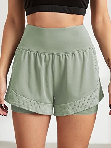 Huyue Biker Shorts Mulheres Painel de Mesh Sports shorts shorts Mulheres