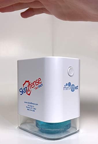 SkindFense Mini-Mist Limpador Difusor-Mistor de limpeza portátil para mãos, superfícies e smartphones-Spray automático de limpeza