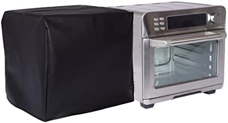 Capa de poeira perfeita, capa preta acolchoada compatível com Ninja DT201 Foodi 10-in-1 XL Pro Air Fry forno, antiestática e poeira