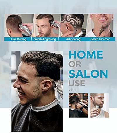 Moorehl Hair Clippers Professional sem fio para homens, barbeiro de barbeiro para kit de corte de cabelo, exibição sem fio LCD
