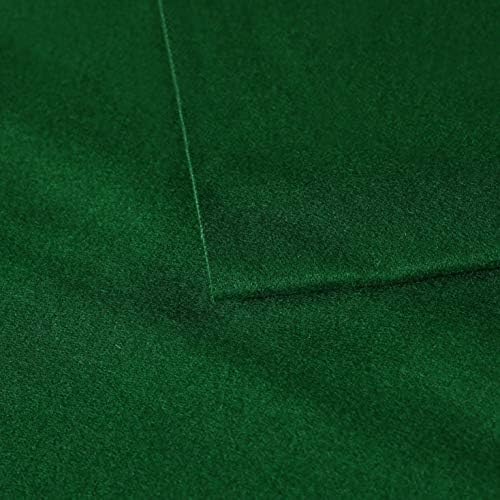 Feishibang snooker pano de bilhar de lã verde - mesa de bilhar sentida por 6,7,8 ou 9 pés