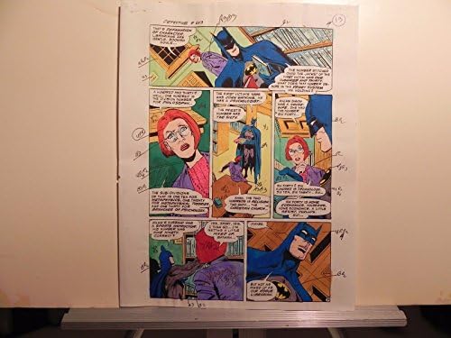 Vintage Batman Detective Comics 643 Arte colorida assinada Adrienne Roy com C.O.A pg9