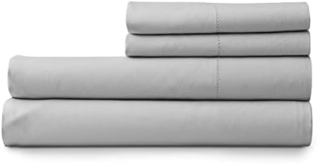 Martha Stewart não OGM Organic California King Cotton Sheets | Folha plana - Folha ajustada - travesseiros | Bedding | Sala do dormitório