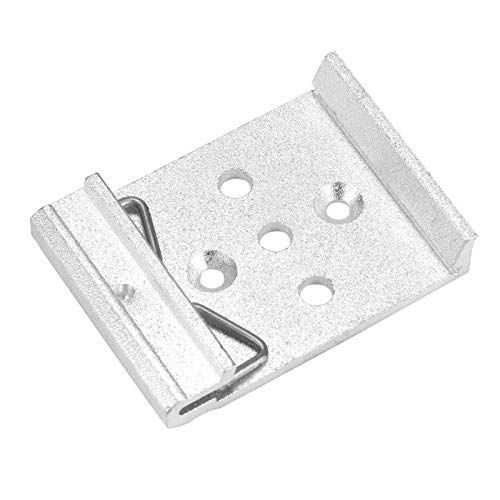Grampo fixo do trilho din de Tyenaza, clipe de aperto fixo de alumínio de alumínio de 35 mm, para acessórios DIN de montagem de