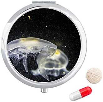 Ocean Helyfish Science Nature Picture Caso Case Pocket Medicine Storage Recipler Dispensador