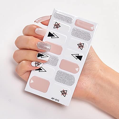 Qwerty unhas unhas unhas decoração de arte feminina alumínio adesivos de arte minimalista de design de unhas