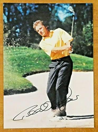 Bernard Langer Golfer assinou a foto 5x7 com JSA adesivo sem cartão - fotos de golfe autografadas
