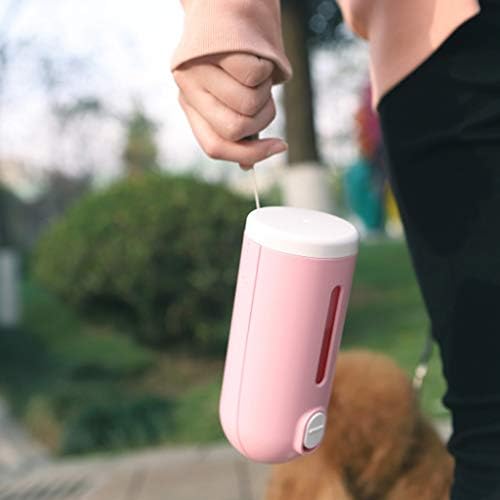Slatiom Mini portátil Pet Water Bottle Travel Bowl, suprimentos para animais de estimação Dispensador de água