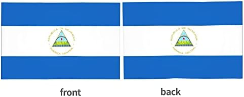 Bandeira da bandeira do carro da Nicarágua 12 x 18 polegadas bandeira da janela de carro de dupla face