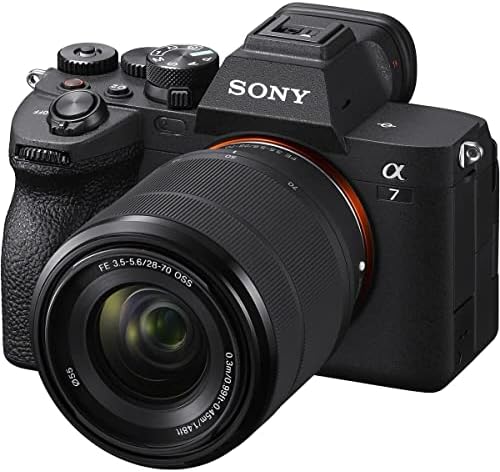 Sony Alpha A7 IV Câmera digital sem espelho com Fe 28-70mm f/3.5-5.6 Pacote de lente OSS com cartão de 128 GB, bolsa de