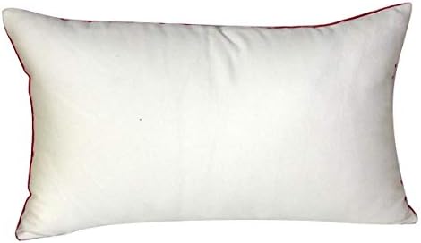 Capa de travesseiro de beisebol bordados dedoto, 12 x 20 polegadas de capa de travesseiro de lona decorativa para decoração da