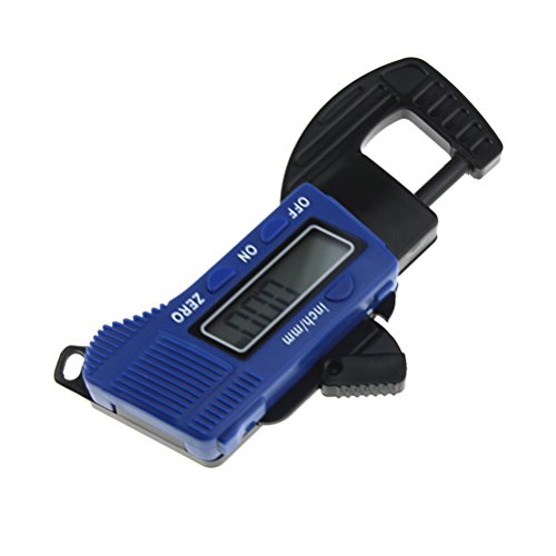 UEETEK Mini portátil 0,5 Espessura digital Palipa Micrômetro de espessura Ferramenta de medição do medidor