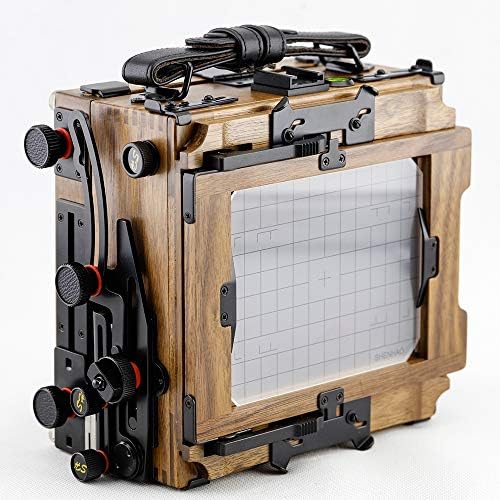 Shen hao sh hzx 45-f Walnut Wood 4x5 Campa de filme de grande formato Film Film Camera