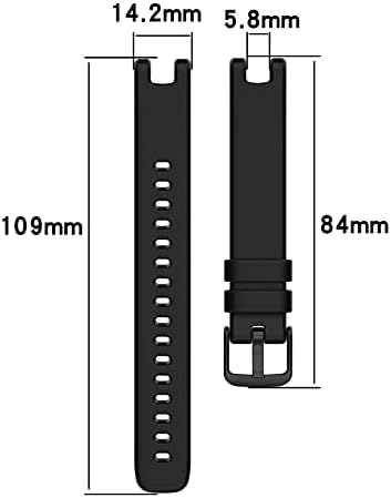 Motong para a faixa de substituição de lírios Garmin - pulseira de substituição de silicone Strap para Garmin Lily